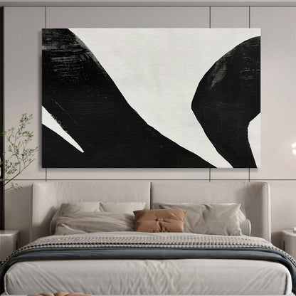 Black - White Abstract Art for Monochrome - Themed Studio Spaces DLZ2522