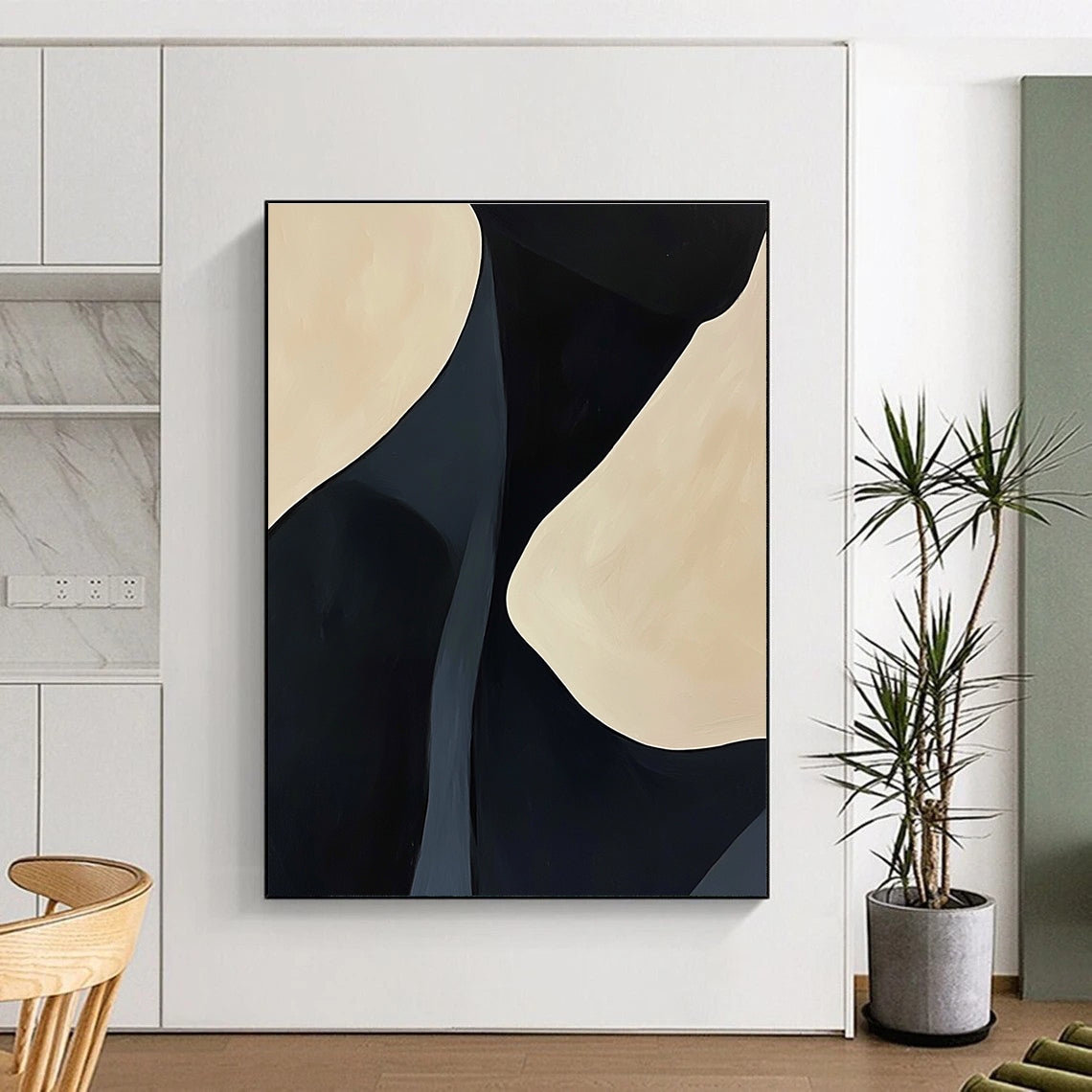 Organic Shape Abstract for Modern Art Gallery & Minimalist - Inspired Lounge STSC609