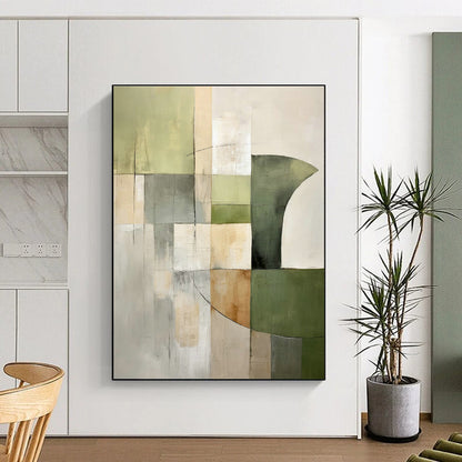 Geometric Abstract Art for Home Office & Minimalist Store DLZ0595