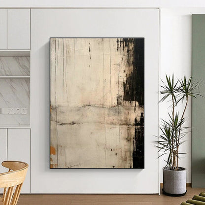 Textured Monochrome Abstract Art for Rustic - Modern Home & Art - Themed Library DLZ2124