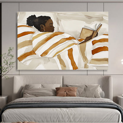 Cozy Lifestyle Art for Bedroom & Bookstore Café SC617