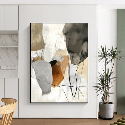 Abstract with Black Lines for Creative Agency & Modern Art Studio STSC798