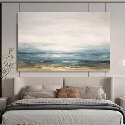 Sea View Abstract Art for Coastal Home Studies DLZ2558