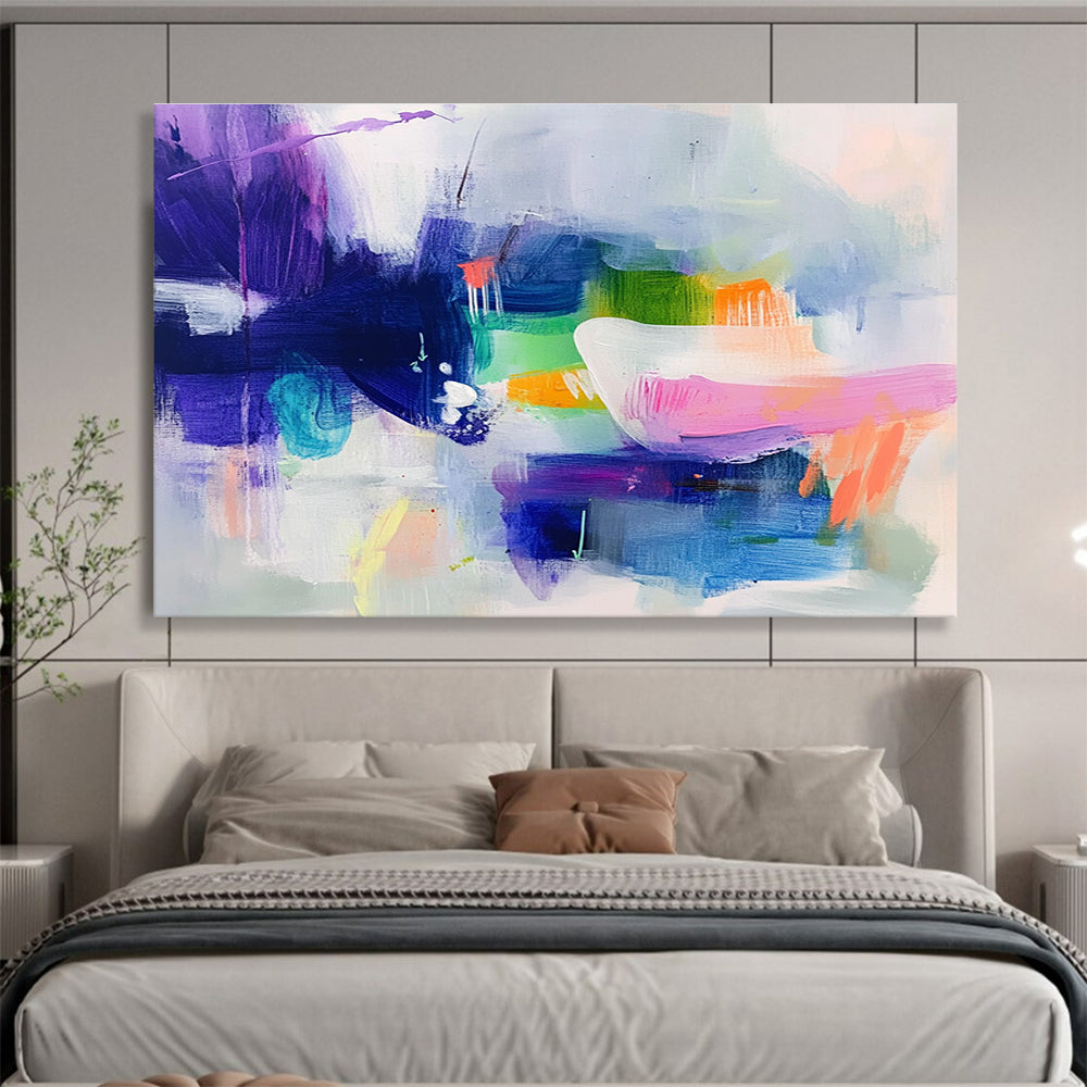 Colorful Abstract Fusion Art for Creative Studio & Trendy Gallery SC342