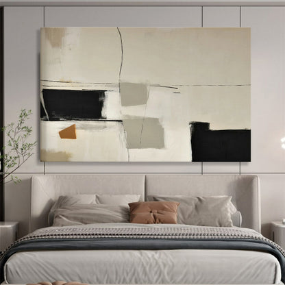 Geometric Block Abstract Art for Modern Art Gallery Showcases DLZ2632