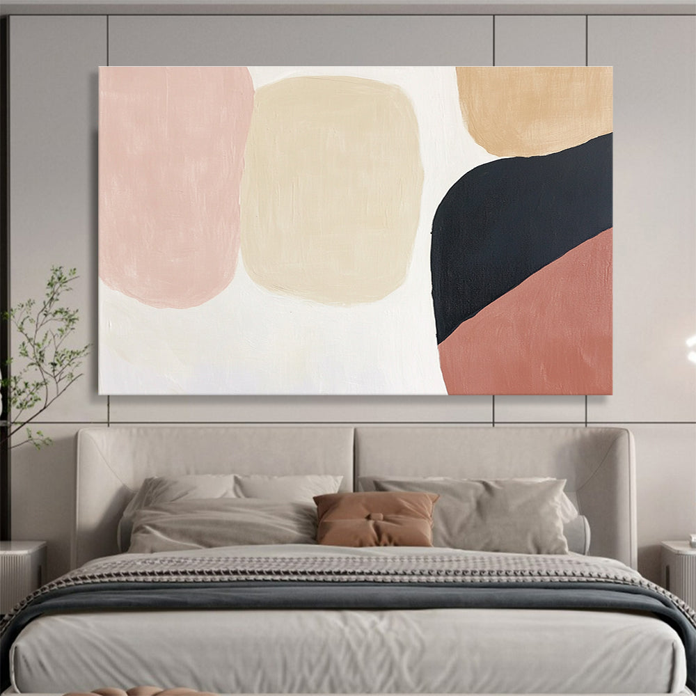 Pastel Shapes Abstract Art for Modern Nursery & Chic Home Office SC279
