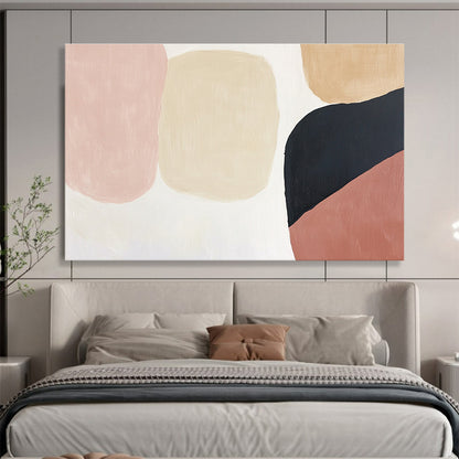 Pastel Shapes Abstract Art for Modern Nursery & Chic Home Office SC279