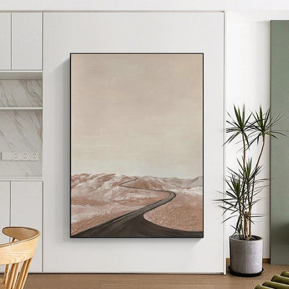 Desert Road Abstract Art for Travel Agency & Home Living Room DLZ1130