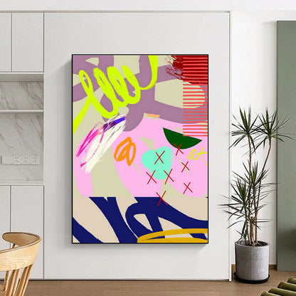 Neon Pink - Purple Art for Youth - Focused Retail Storefronts DLZ0132