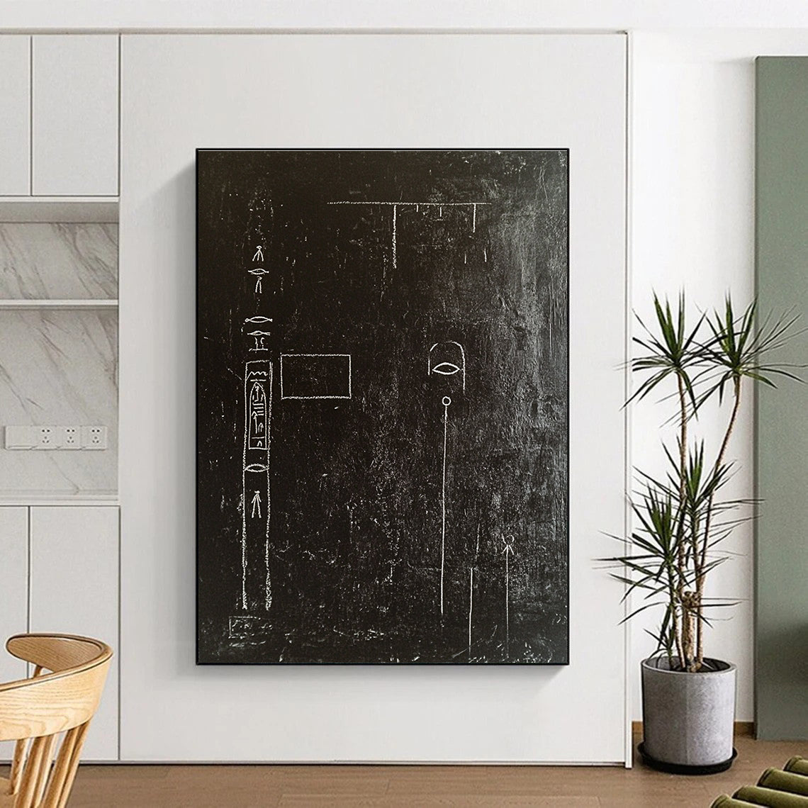 Blackboard with Hieroglyphs for Archaeological Institute Office & Mystery - Themed Library STSC918