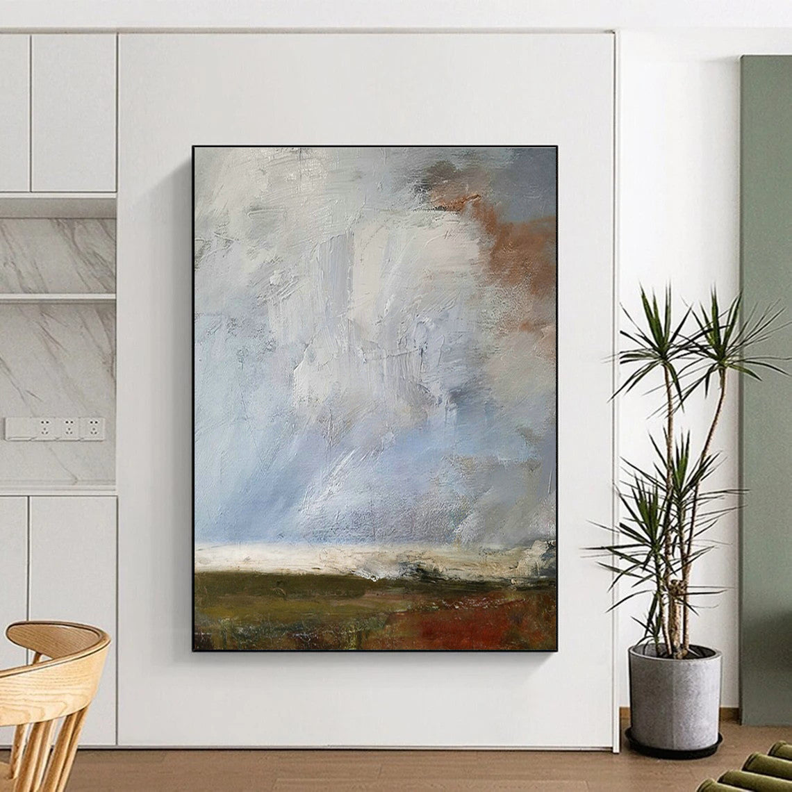 Textured Landscape Art for Countryside Inn & Nature - Lover's Home DLZ2047