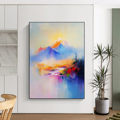 Colorful Mountain Landscape for Adventure - Themed Hotel & Bohemian Living Room STSC323
