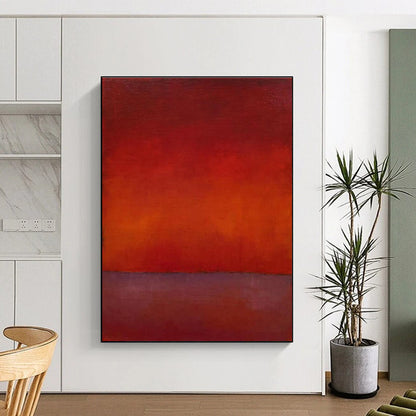 Red - Toned Gradient Art for Wine Bar & Luxury Living Room DLZ2315