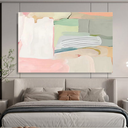 Fresh Geometric Abstract Art for Minimalist Home Office DLZ2796