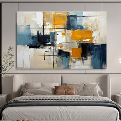 Geometric Color - Block Abstract Art for Modern Office Break Rooms DLZ2567