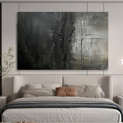 Dark Gray Textured Abstract Art for Industrial - Style Bars DLZ2534