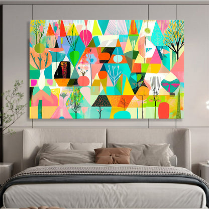 Whimsical Geometric Art for Kids' Room & Art Gallery SC563