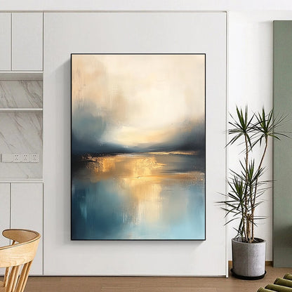 Golden Reflections on Water for Dining Room & Hotel Lobby STSC103