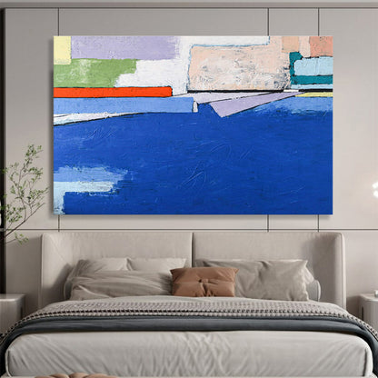 Colorful Color - Block Abstract Art for Community Center Gallery DLZ2959