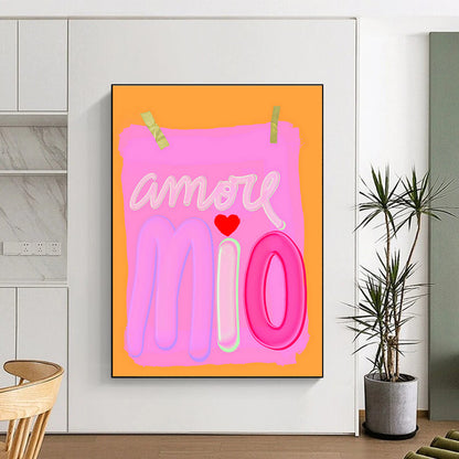 “Amore Mio” Neon Art for Italian Restaurant & Romantic Home Balcony DLZ0645