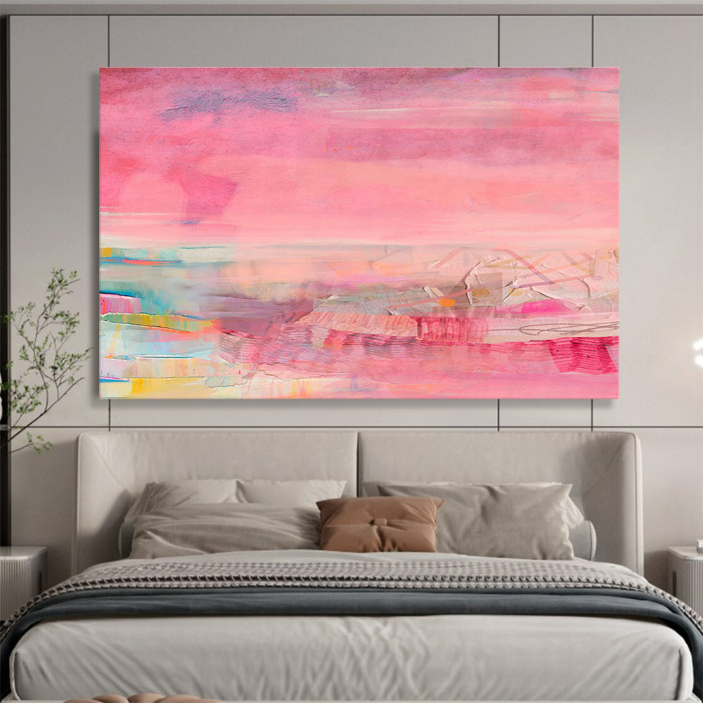 Pink - Purple Romantic Abstract Art for Dreamy Dressing Rooms DLZ2419