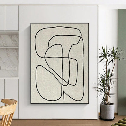 Continuous Line Art for Modern Home Nursery & Creative Writing Studio DLZ1527
