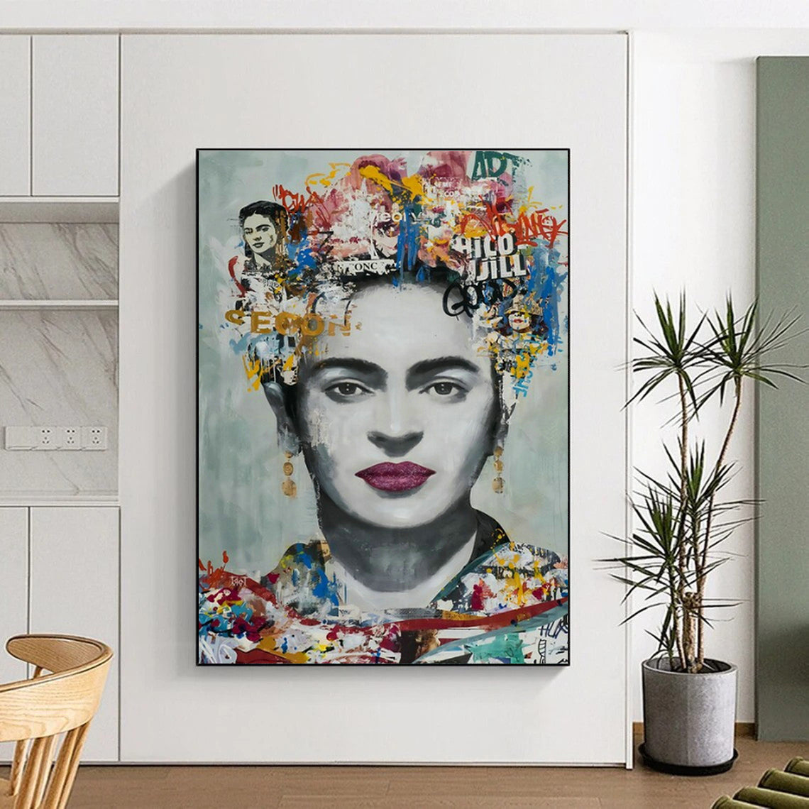 Collage - Style Portrait Art for Bohemian Gallery & Creative Studio DLZ2095