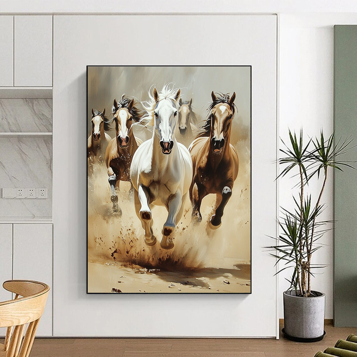 Galloping Horses for Equestrian Club Lounge & Bold Home Study STSC1013