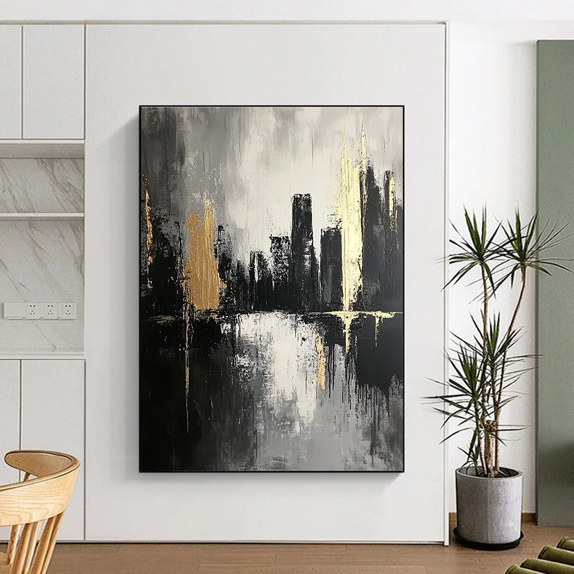Urban Elegance Art for Luxury Penthouse & Corporate Lobby STSC020