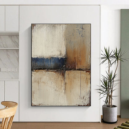 Artistic Textured Square Art for Creative Studio & Loft STSC079