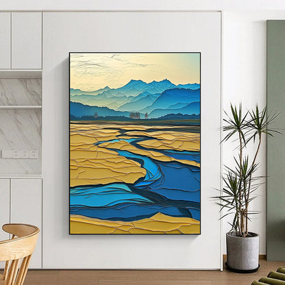 Layered Landscape Art for Modern Art Museum & Dreamy Home Balcony STSC1438