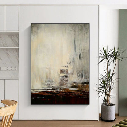 Gray - White Abstract Art for Office & Hallway DLZ0315