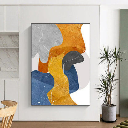 Color - Blocked Abstract Art for Modern Office & Contemporary Living Room DLZ2250