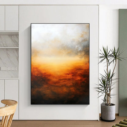 Abstract Sunset for Coastal - Themed Home & Relaxing Spa STSC585