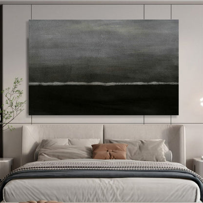 Gray - Tone Minimalist Abstract Art for Modern Spa DLZ2982