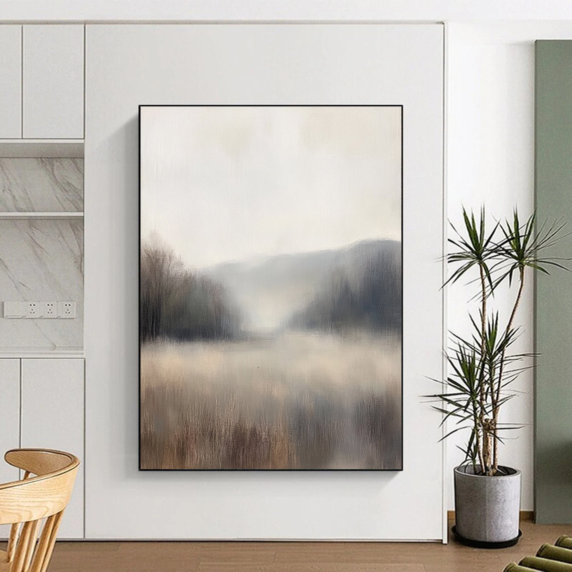 Misty Landscape for Meditation Space & Nature - Inspired Home STSC869