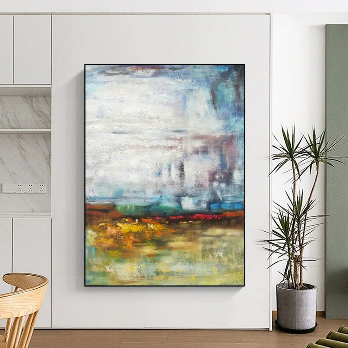 Colorful Landscape - inspired Abstract for Garden Home & Restaurant DLZ0576