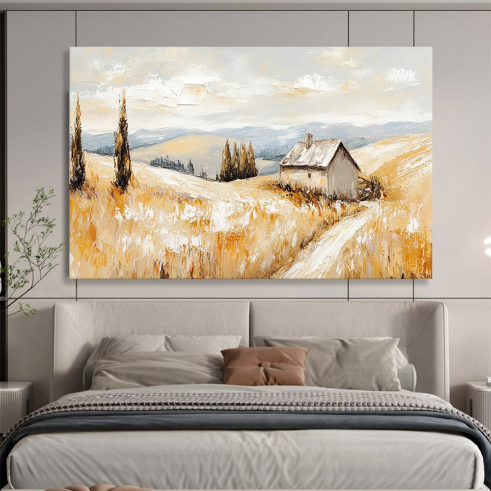 Pastoral Cottage Landscape Art for Cozy Country Kitchen DLZ2845