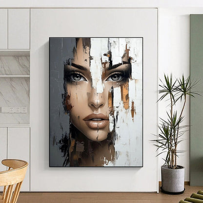 Fragmented Portrait for Modern Art Gallery & Edgy Urban Loft STSC902
