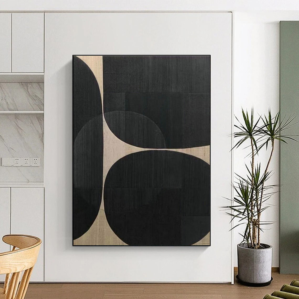 Geometric Shape Art for Industrial - Style Home Office Accent Walls DLZ0228