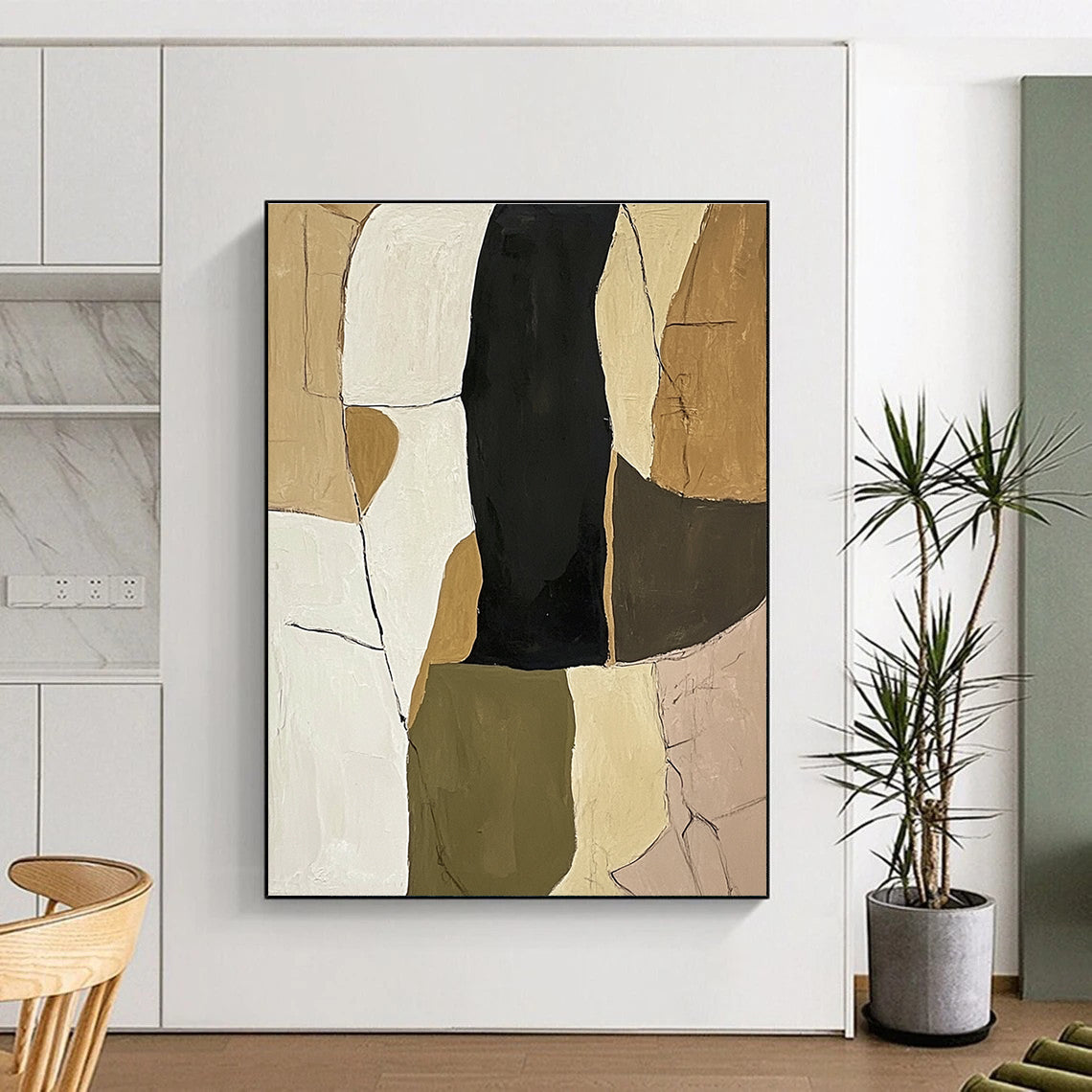 Geometric Neutral Shapes for Scandinavian - Style Home & Art Gallery STSC781