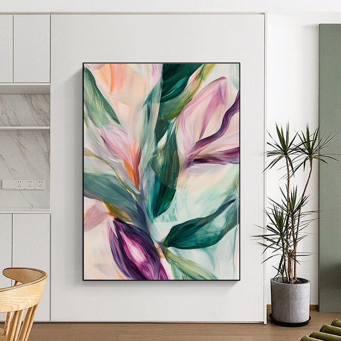 Colorful Floral Abstract for Bohemian Bedroom & Garden - Inspired Restaurant STSC314