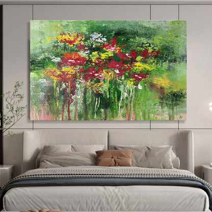 Floral Abstract Art: Infuse Natural Artistic Charm into Your Garden Room DLZ2392