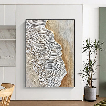 Textured Waves with Gold Accent for Bohemian - Chic Bedroom & Art - Centric Event Space STSC946