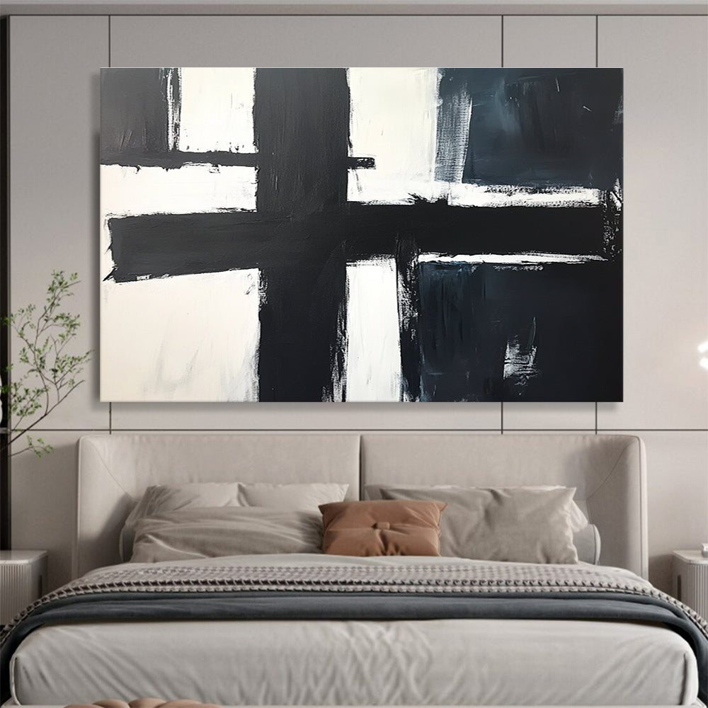 Black - White Geometric Art for Modern Office & Art - Themed Gallery SC018