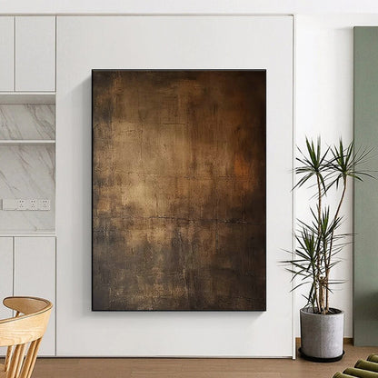 Brown - Toned Abstract Art for Rustic - Themed Whiskey Bars DLZ0179