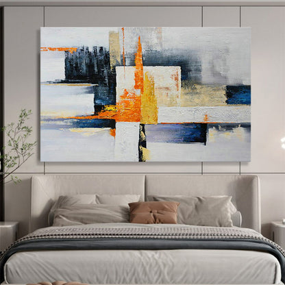 Geometric Color - Block Abstract Art for Modern Office Break Rooms DLZ2604