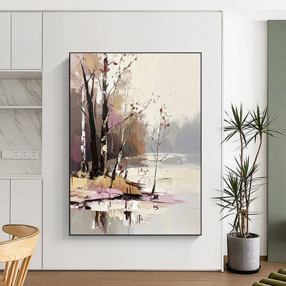 Pastel Forest Lakeside Art for Nature - Inspired Café & Creative Writing Studio STSC1396