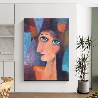 Cubist Style Portrait Art for Art School & Boutique Hotel DLZ0629
