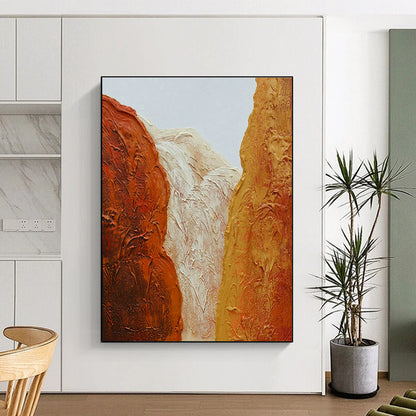 Textured Mountain Art for Outdoor Adventure Shop & Alpine Lodge DLZ1493